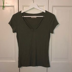 Olive green T-shirt